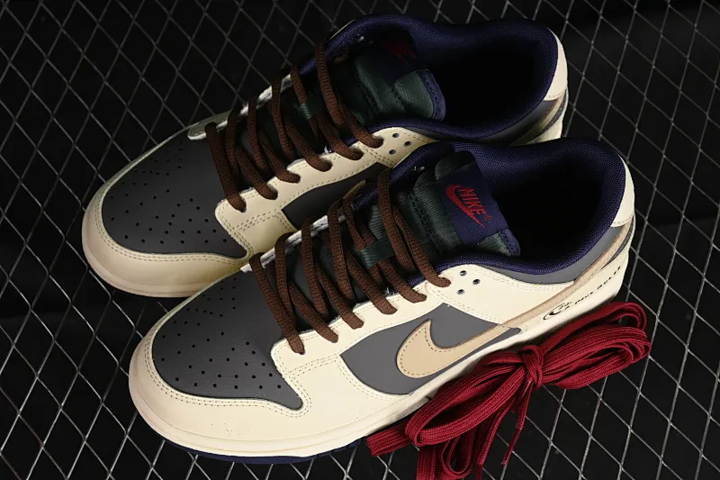 All Categories Nk SB Dunk Series Nk SB Dunk Low Low-top sneakers Nk Dunk Low Ami Khaki Chestnut Heart SB low-top casual sneakers FV8106-361
